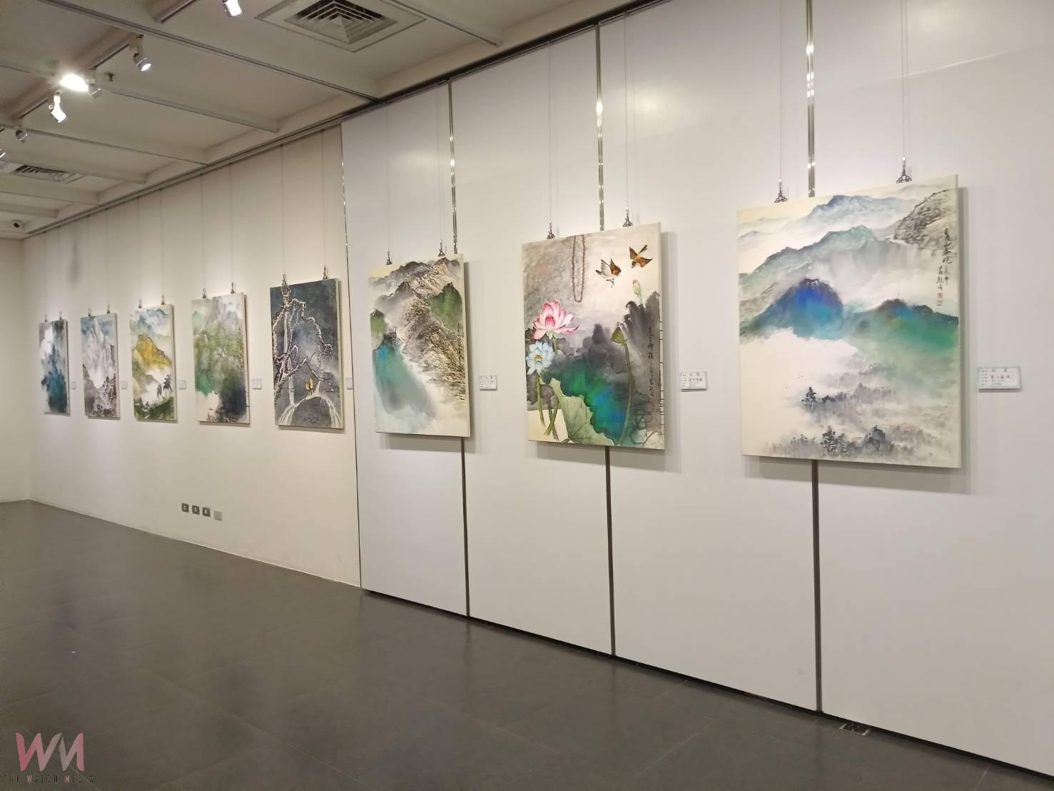 壯麗山河入畫來 黃乾成(黃宇立)水墨創作展於北港文化中心盛大開幕 - https://www.watchmedia01.com