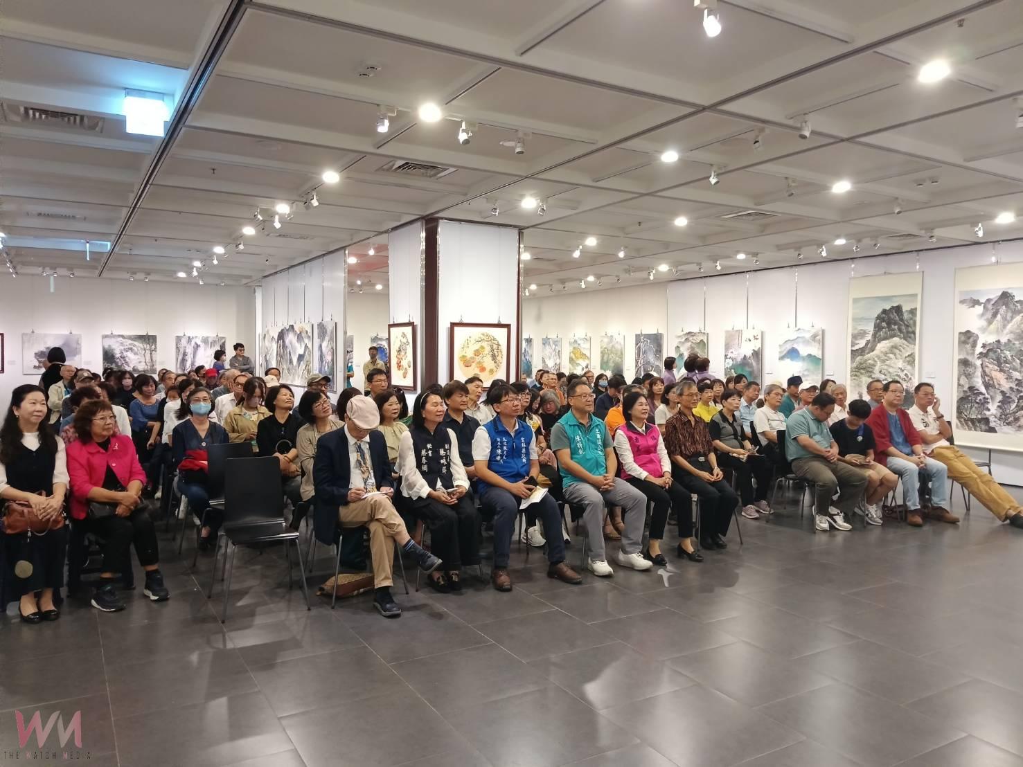 壯麗山河入畫來 黃乾成(黃宇立)水墨創作展於北港文化中心盛大開幕 - https://www.watchmedia01.com