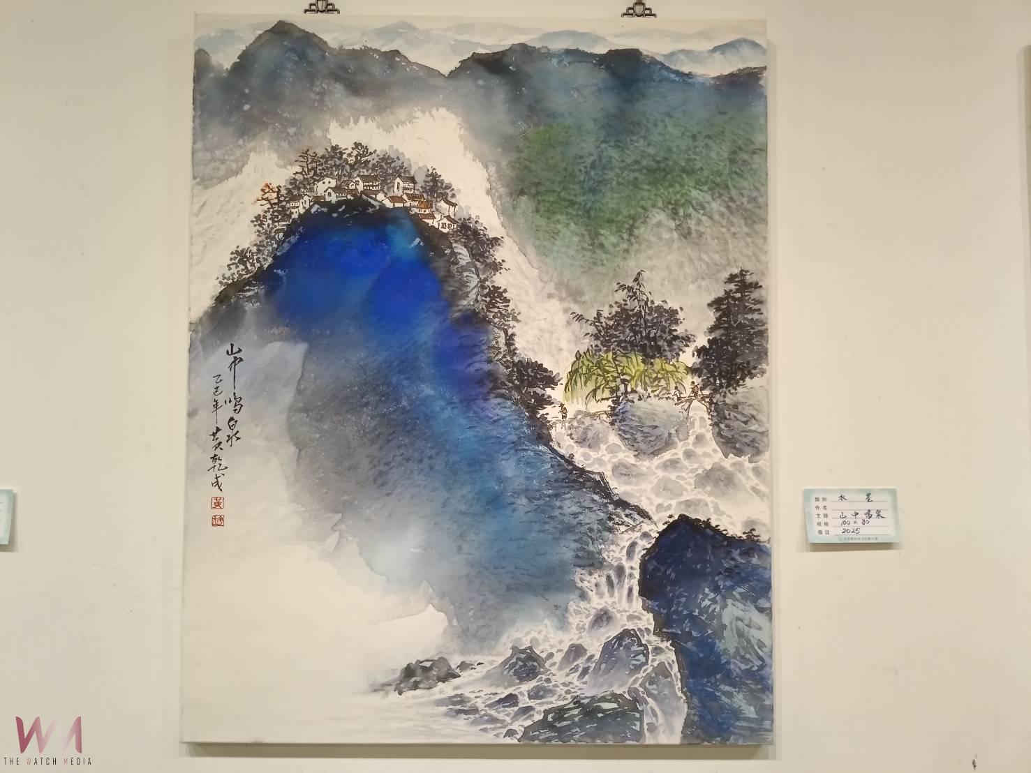 壯麗山河入畫來 黃乾成(黃宇立)水墨創作展於北港文化中心盛大開幕 - https://www.watchmedia01.com