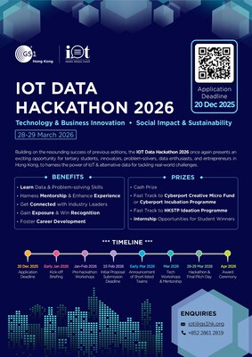 IOT Data Hackathon 2026 Call For Entry!
