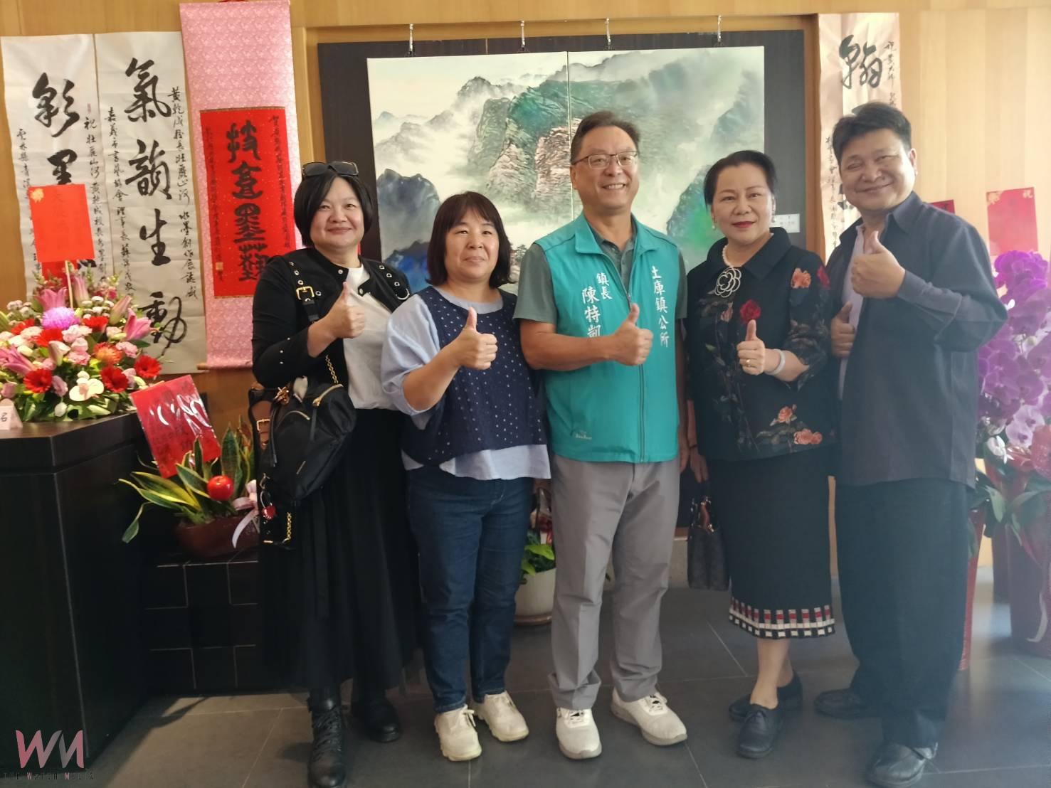 壯麗山河入畫來 黃乾成(黃宇立)水墨創作展於北港文化中心盛大開幕 - https://www.watchmedia01.com