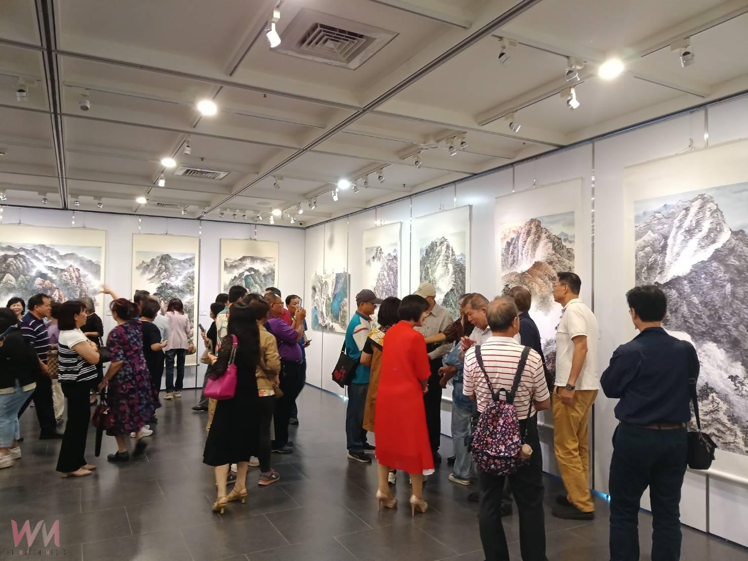 壯麗山河入畫來 黃乾成(黃宇立)水墨創作展於北港文化中心盛大開幕 - https://www.watchmedia01.com