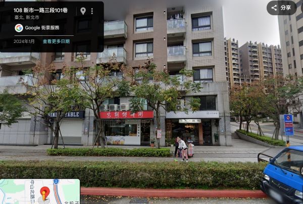 《圖說》從形家的角度看,宋朝餡餅粥的地理位置處於101巷與新市一路的交會處,路口轉角後的延伸,形成了一個特殊的「生氣聚點」。〈陳怡誠提供〉