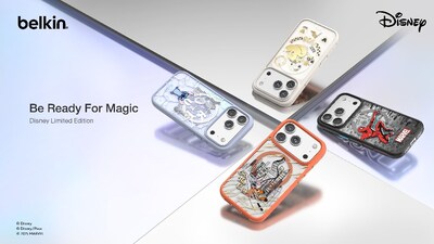 Belkin 推出全新專屬 iPhone 17 系列 SheerForce™ 磁吸式手機殼，迪士尼、漫威限定款登場