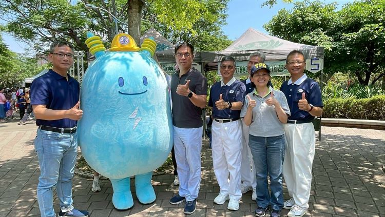 《圖說》台電北北區處長許一女出席「綠能永續護地球×蔬食無痕家庭日」。〈北北區處提供〉