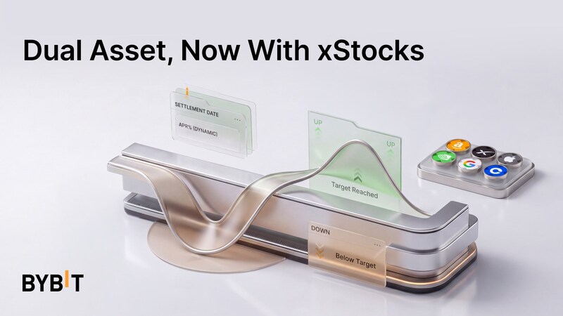 Bybit引入xStocks雙幣投資產品 拓展加密貨幣以外的固定收益投資選擇