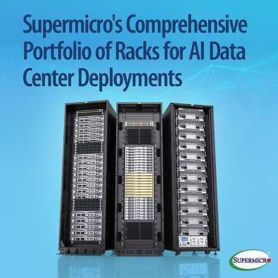 Supermicro 針對 AI 數據中心部署的全面機架產品組合