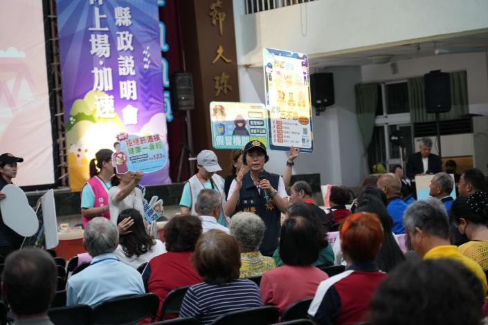 斗南分局宣傳反詐騙。